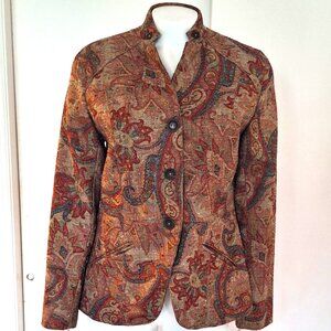 Coldwater Creek floral paisley jacket blazer